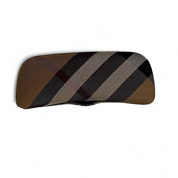 Burberry Classic Nova Check Plaid Clamshell Hard Eye Glass Case - Picture 4 of 6